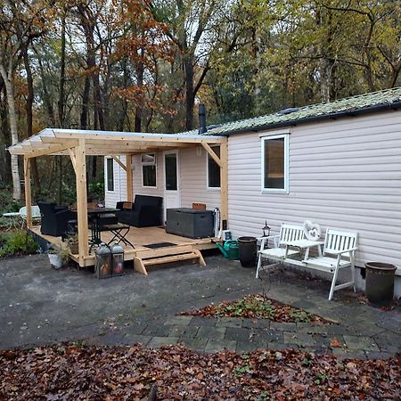 Chalet Met Veranda Aan Bosrand Vledder Экстерьер фото